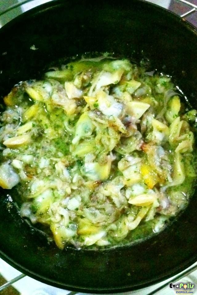 MyHome Convection Oven Garlic Breads with Baby Clams หอยลายกับขนม