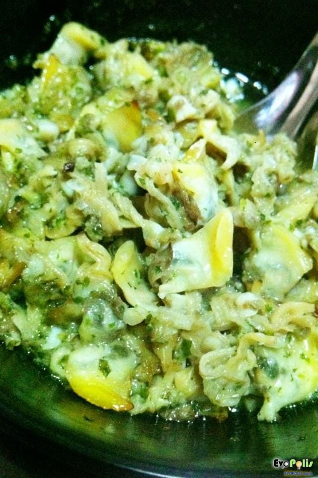 MyHome Convection Oven Garlic Breads with Baby Clams หอยลายกับขนม