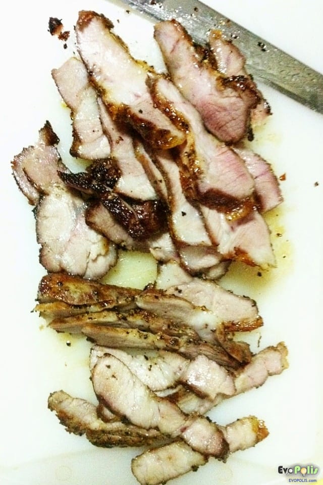 Convection Oven Smoked Pork Shoulder Juicy Soft Steak สเต๊ก สันคอ