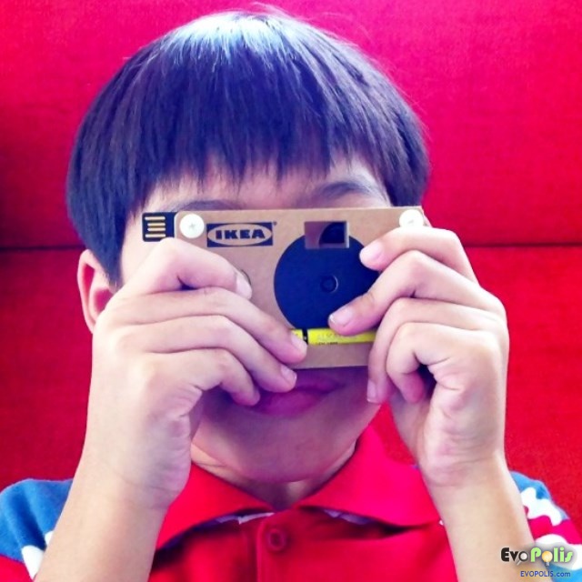 IKEA KNÄPPA Flatpack Cardboard Digital Camera อิเกีย คแน๊ปป้า