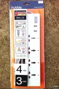 Hubble Power Strip with dual USB ports - 01