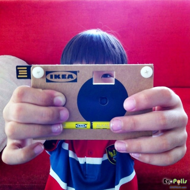 IKEA KNÄPPA Flatpack Cardboard Digital Camera อิเกีย คแน๊ปป้า